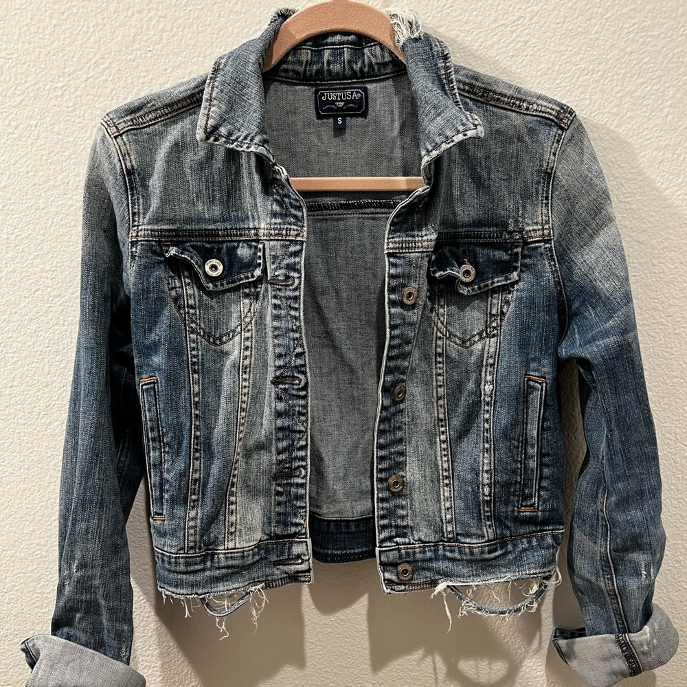 Just USA - Distressed Jean Jacket